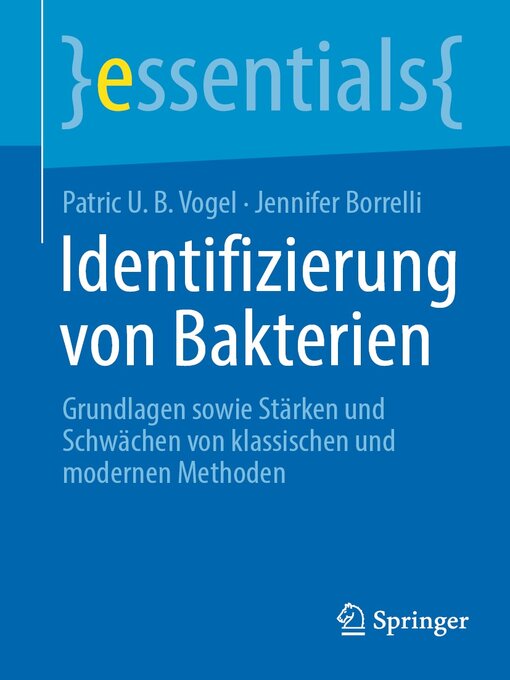 Title details for Identifizierung von Bakterien by Patric U. B. Vogel - Available